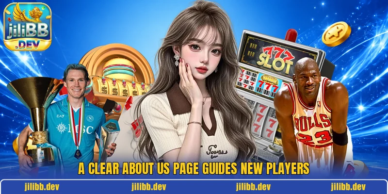 A clear about us page guides new players