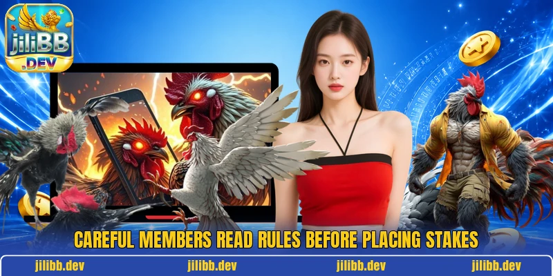 Careful members read rules before placing stakes Careful members read rules before placing stakes