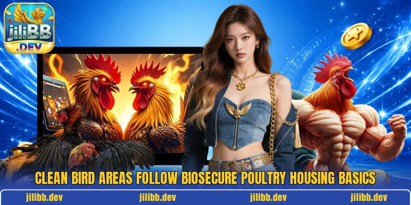 Clean bird areas follow biosecure poultry housing basics