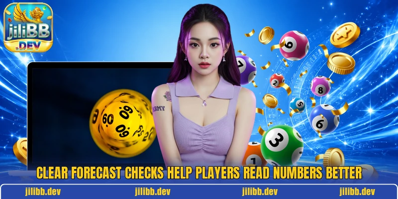 Clear forecast checks help players read numbers better