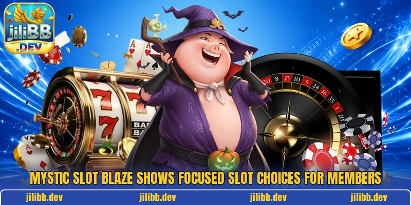 Mystic Slot Blaze shows focused slot choices for members