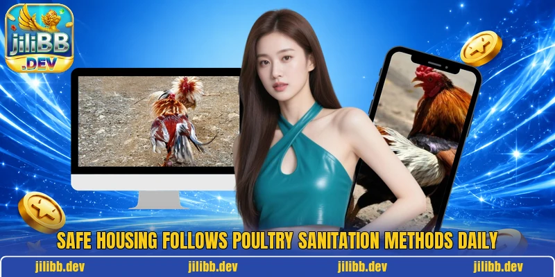 Safe housing follows poultry sanitation methods daily