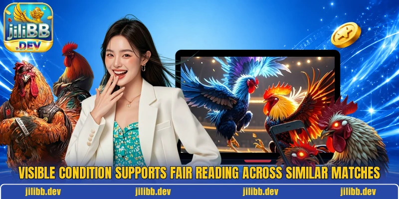 Visible condition supports fair reading across similar matches